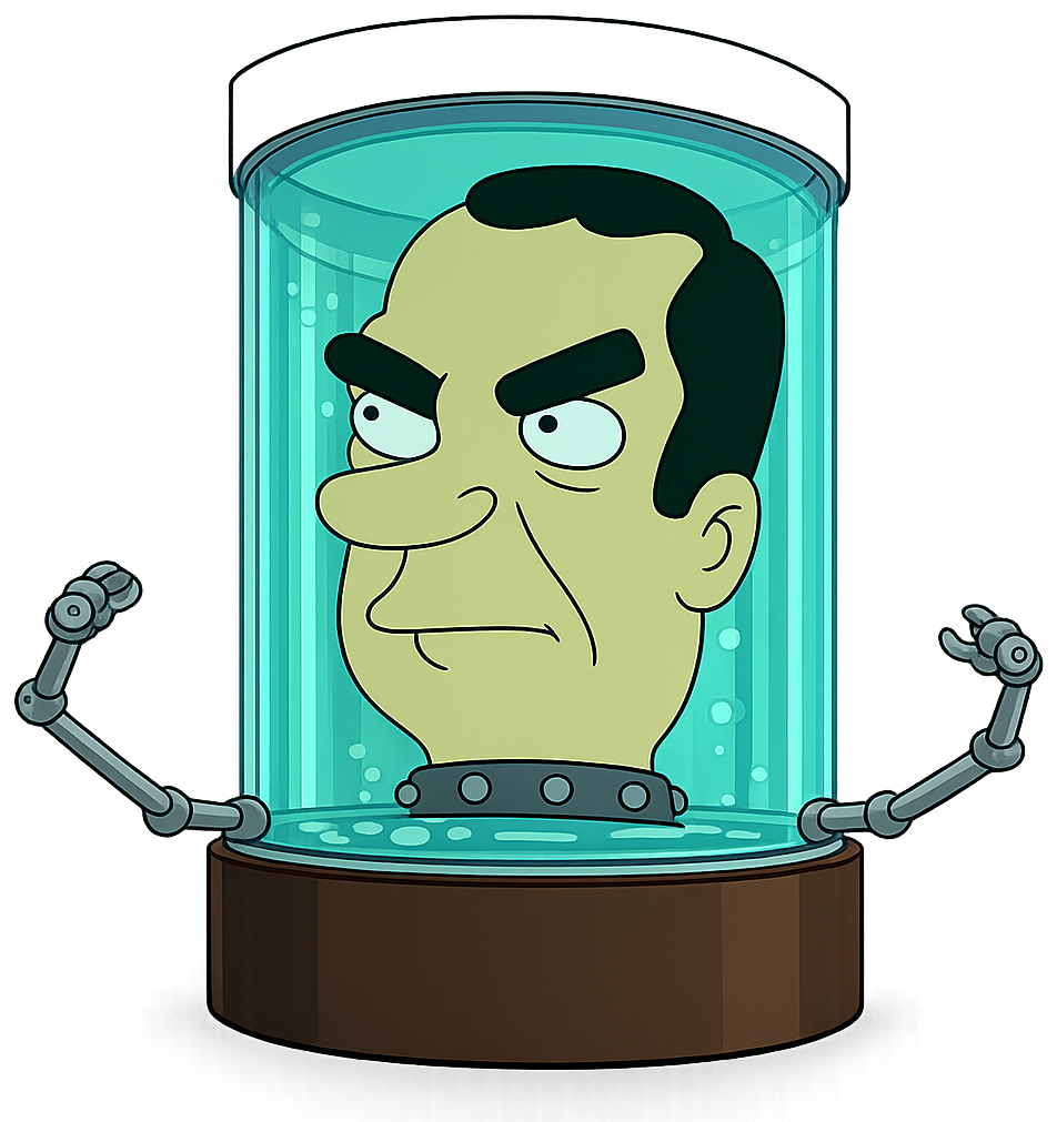 The head in a jar gets robot hands